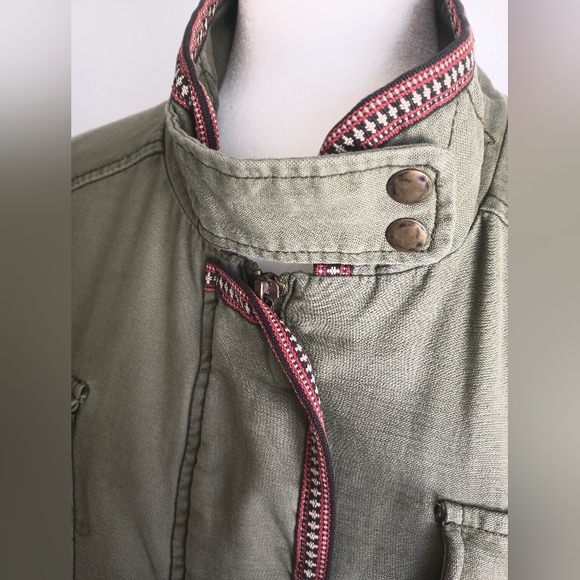 Free People "Green Front" bomber jacket - Picture 5 of 7